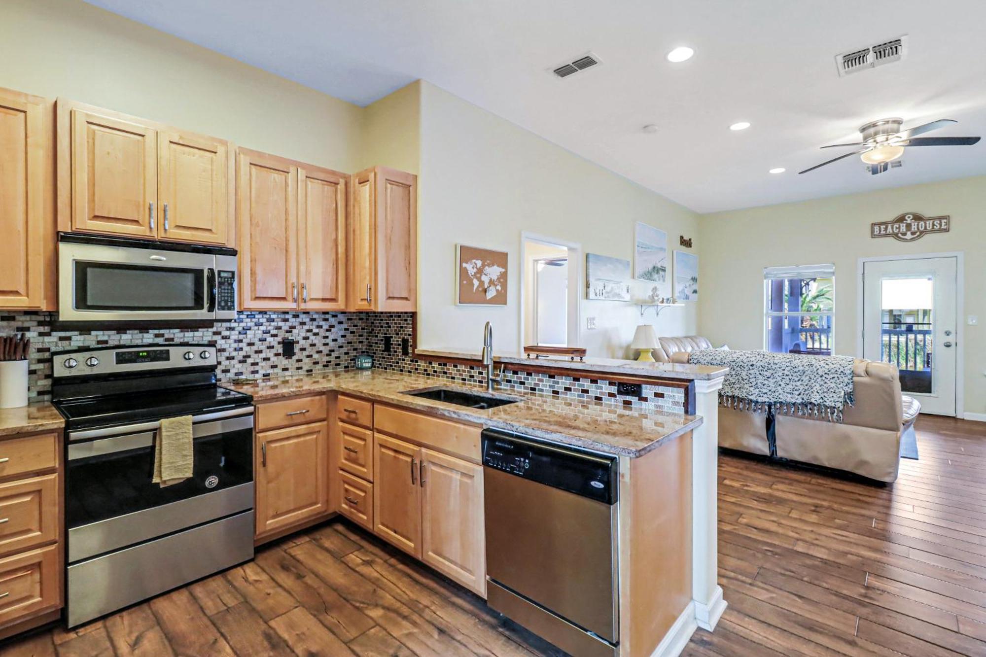 Bella Vista & Four Winds House Villa Mustang Beach Bilik gambar