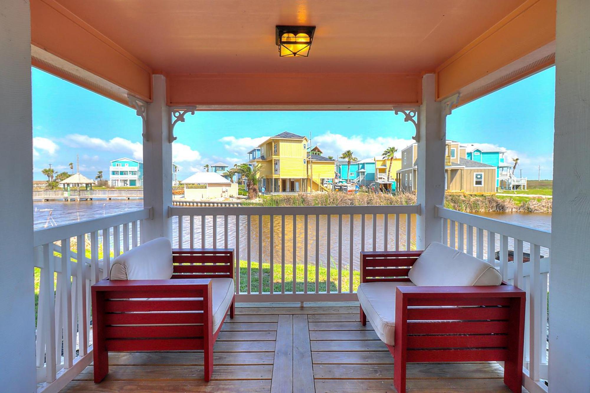 Bella Vista & Four Winds House Villa Mustang Beach Bilik gambar