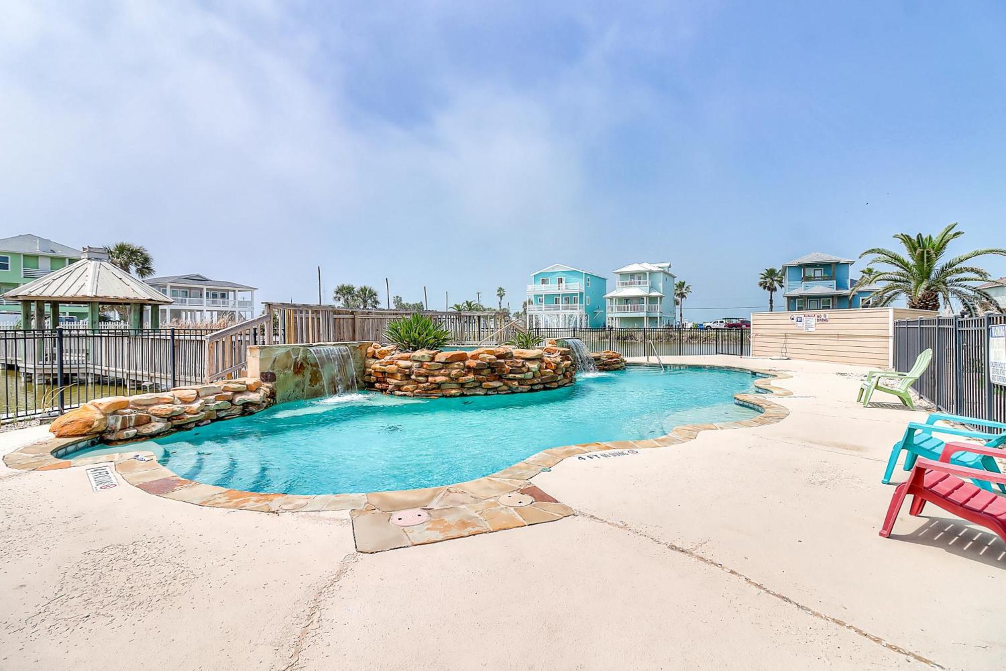 Bella Vista & Four Winds House Villa Mustang Beach Bilik gambar