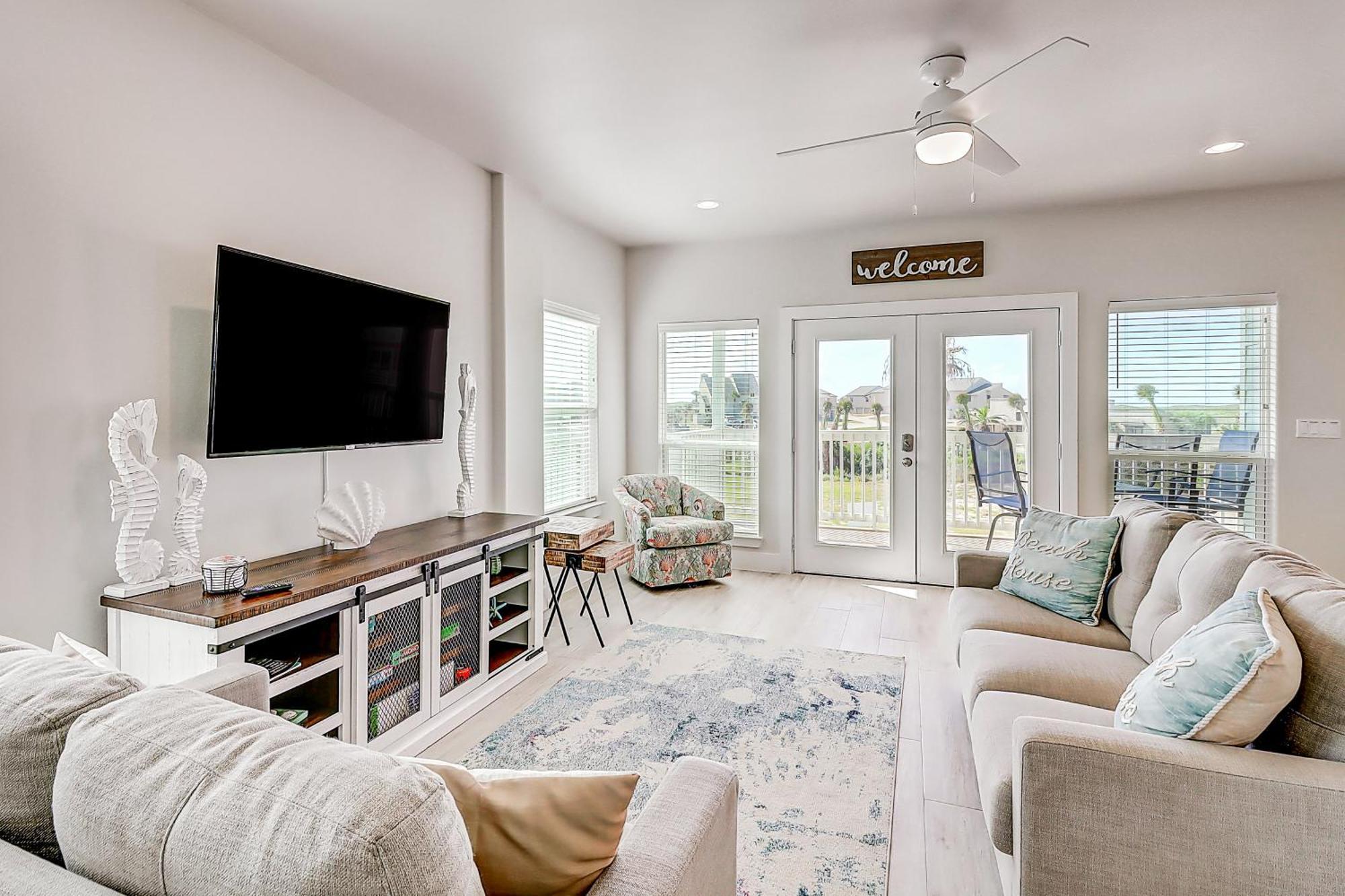 Bella Vista & Four Winds House Villa Mustang Beach Bilik gambar